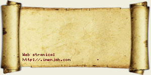 Joakim Binić vizit kartica